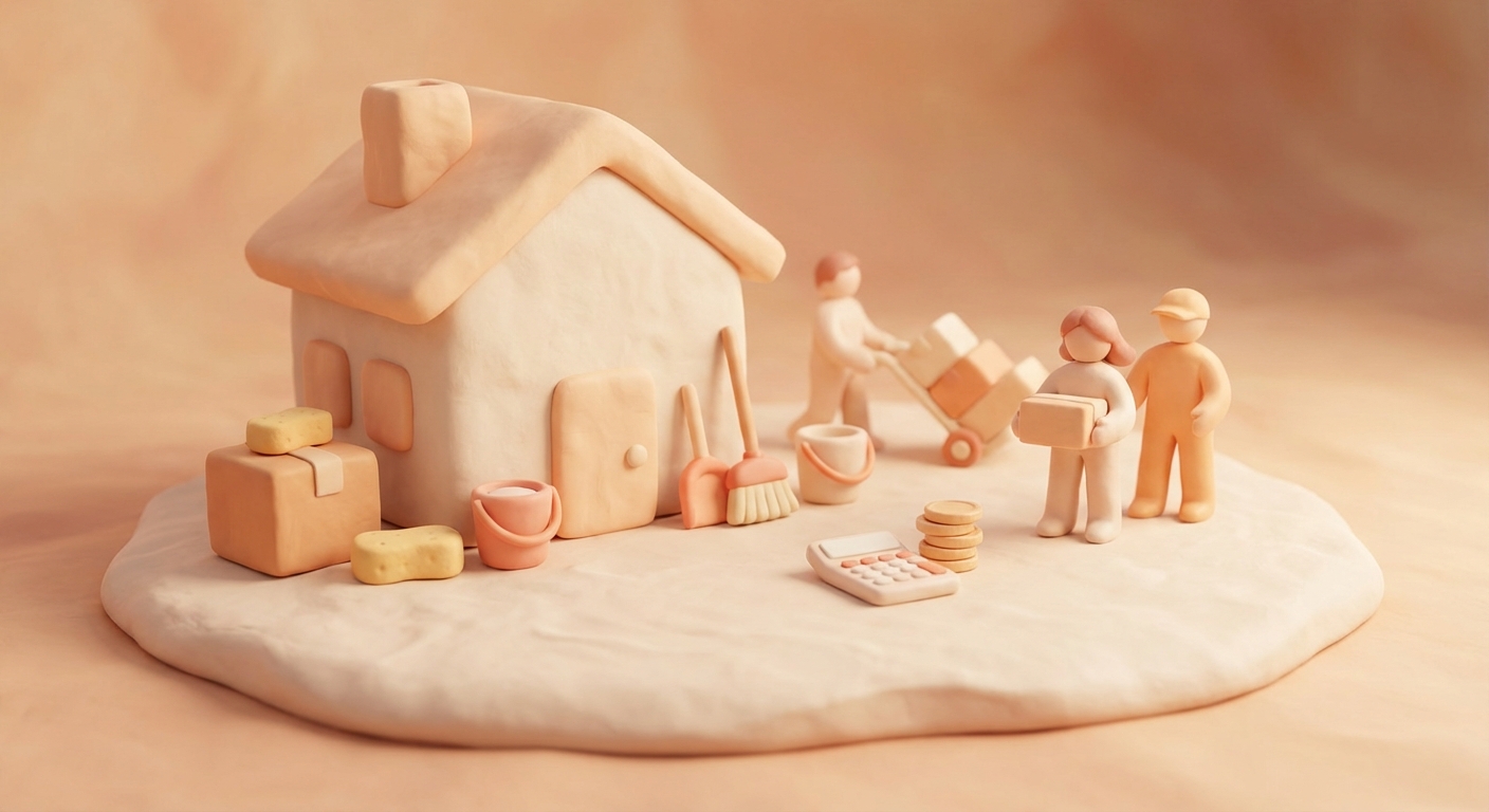 flyttstädning efter dödsfall kostnad illustration 4