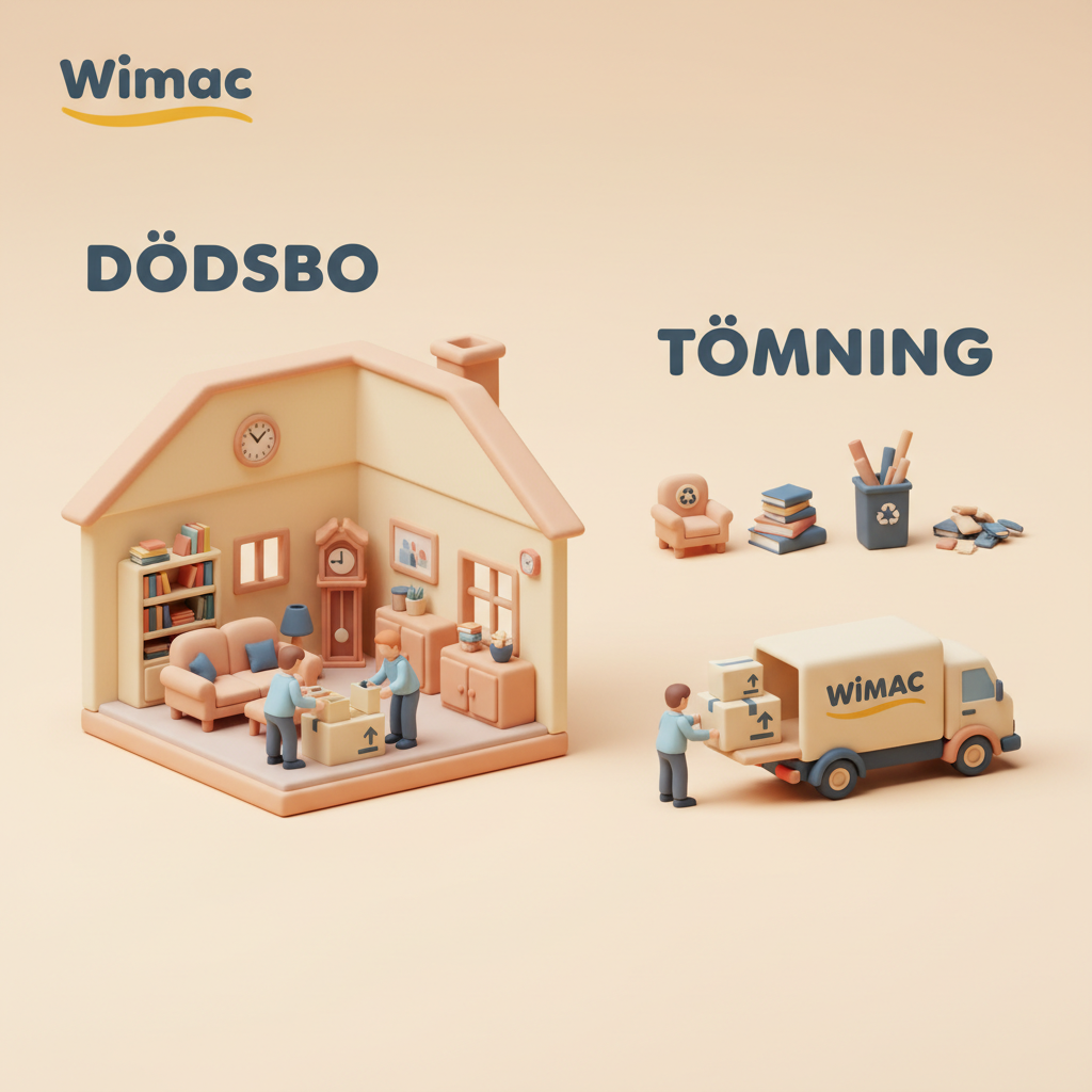 Dödsbo tömning: Gör det enkelt – snabbt! 4 dödsbo tömning illustration 1