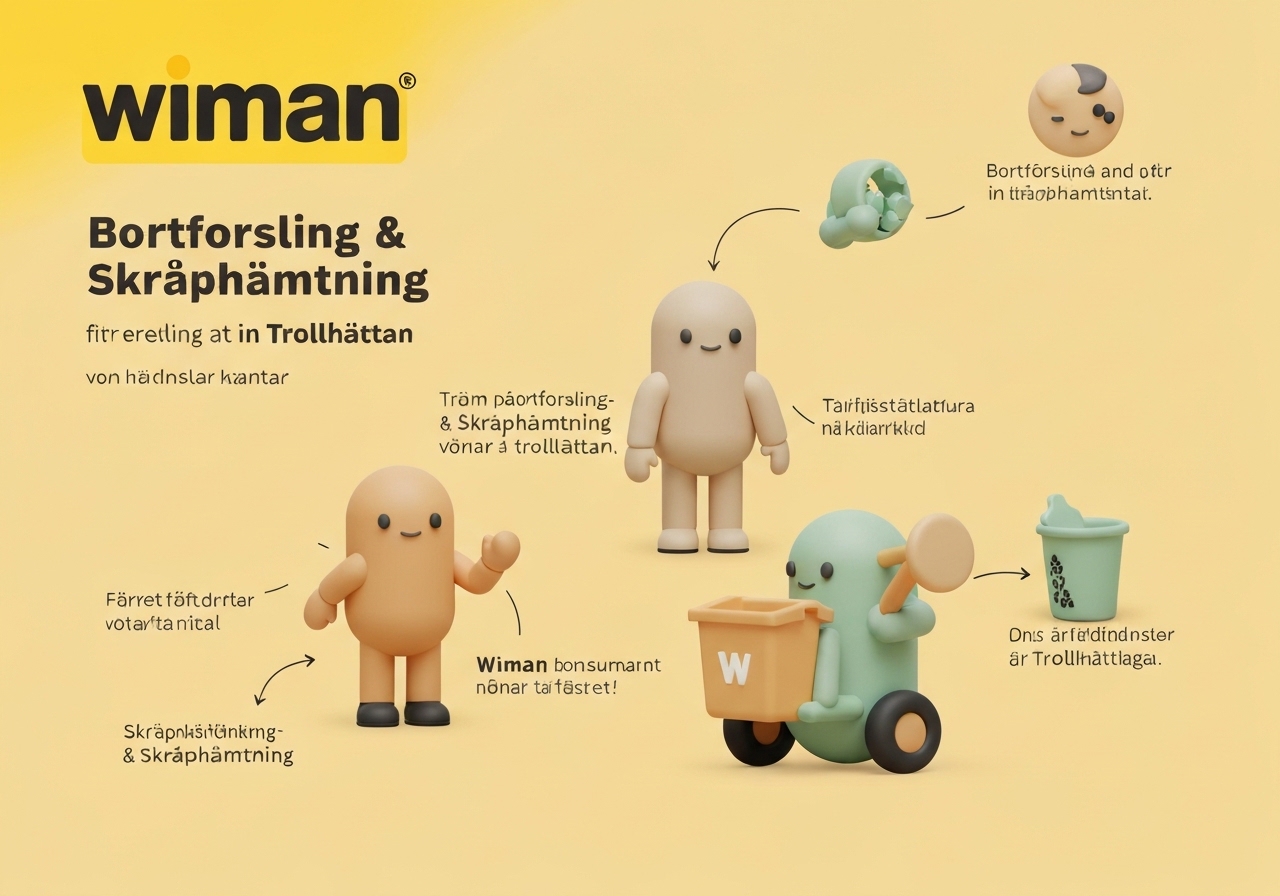 Processen för bortforsling & skräphämtning i Trollhättan med wimac - bortforsling & Skräphämtning i Trollhättan
