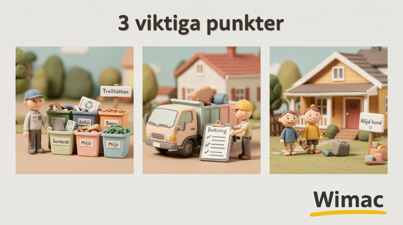 Vår arbetsprocess: Från offert till färdig bortforsling i fyra steg - Bortforsling / Skräphämtning i trollhättan