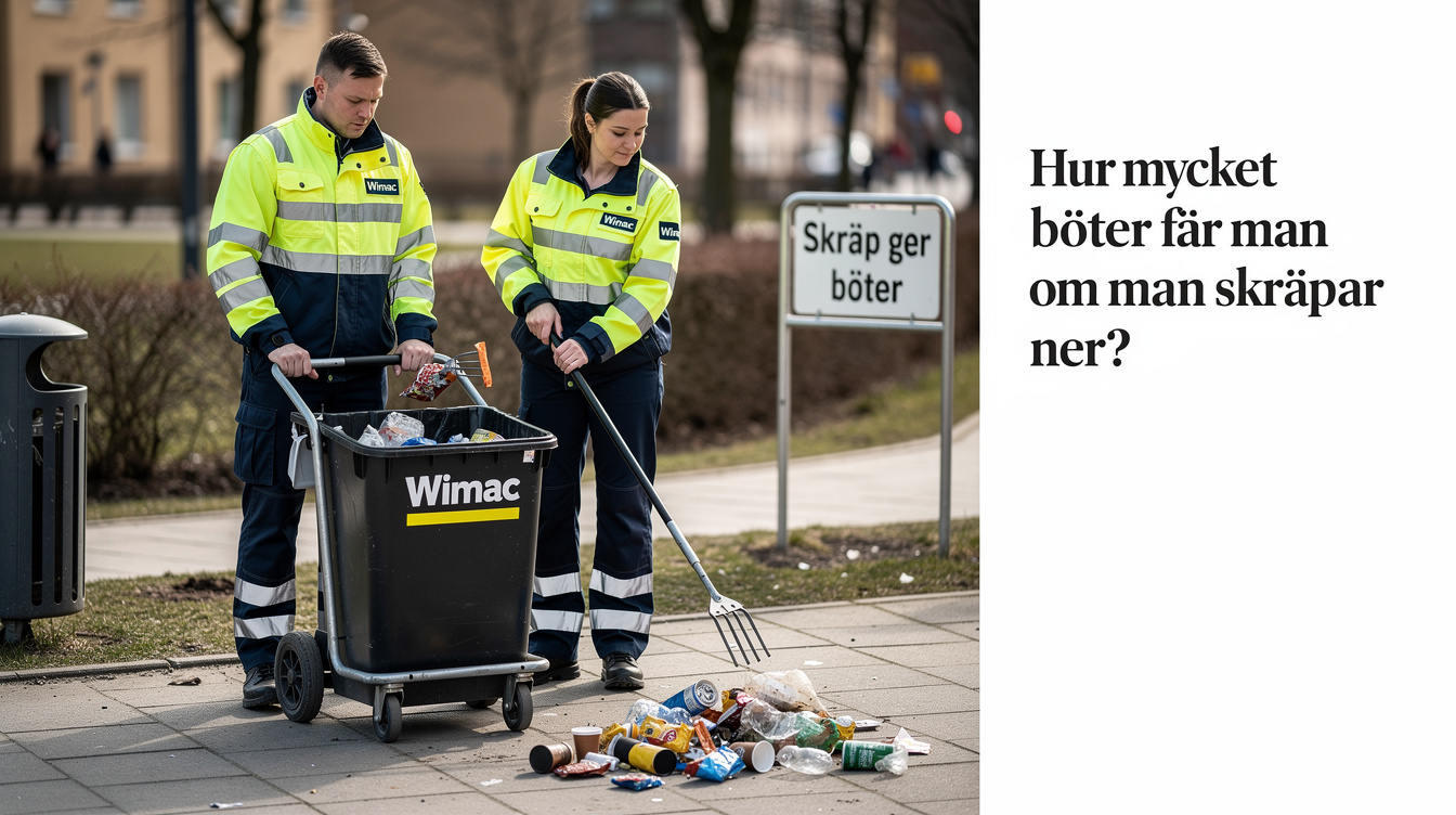 Hur mycket böter får man om man skräpar ner?