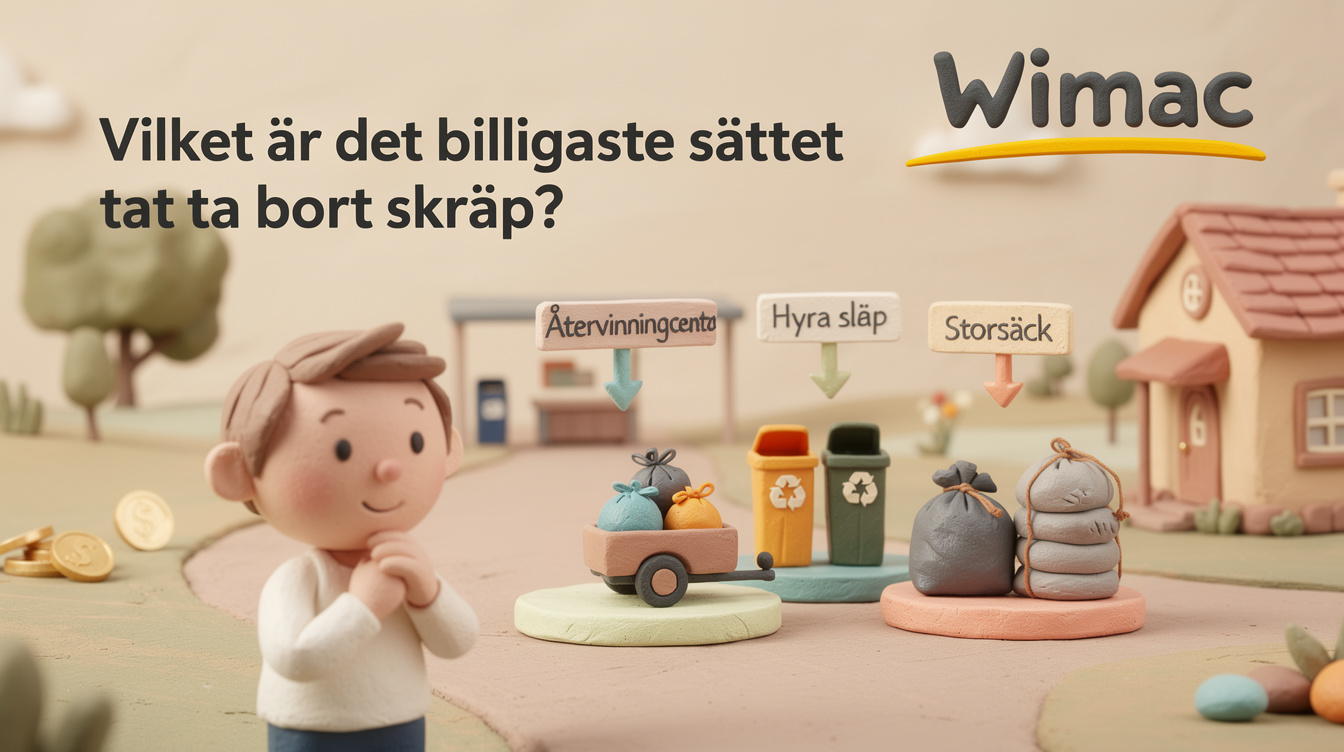 Vilket är det billigaste sättet att ta bort skräp? Spara stort!