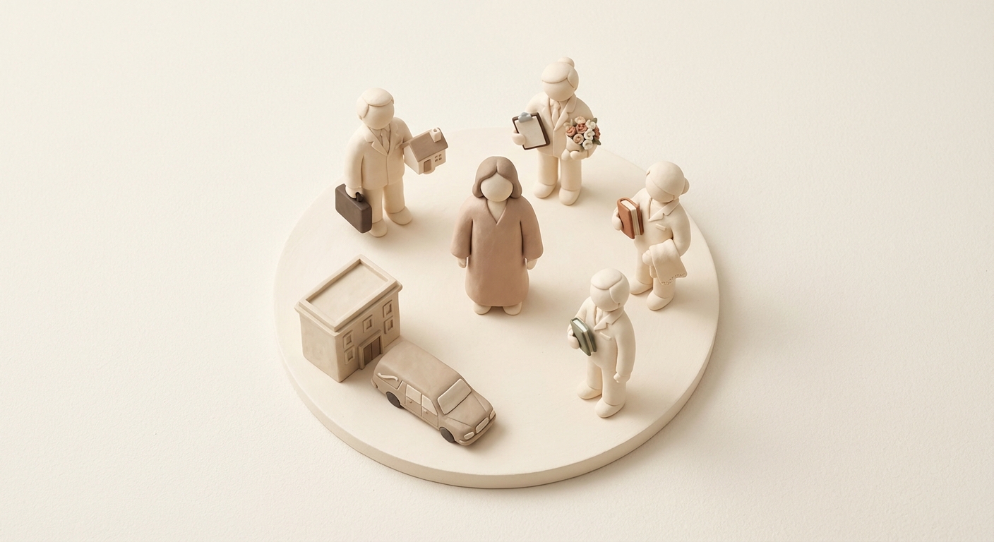 Vem kan man anlita för hjälp vid dödsfall? illustration 4