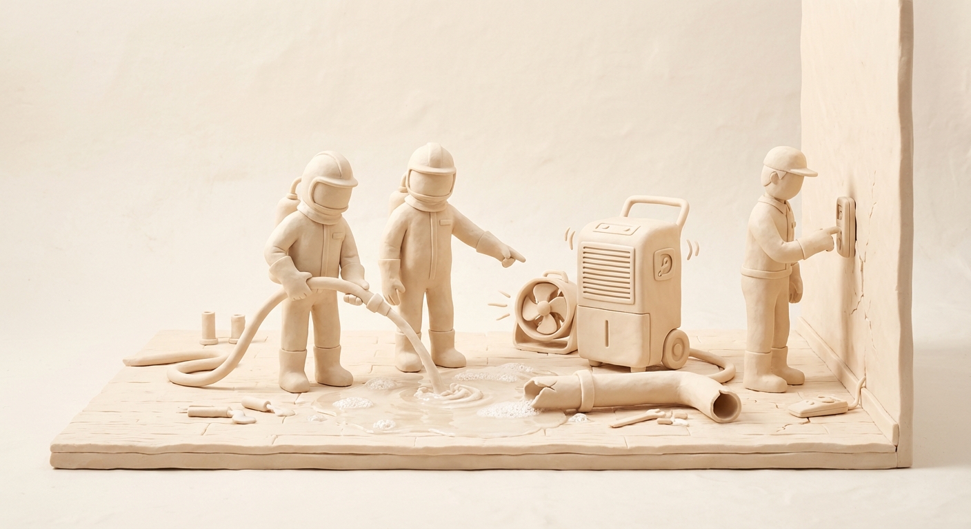 sanering vattenskada illustration 1