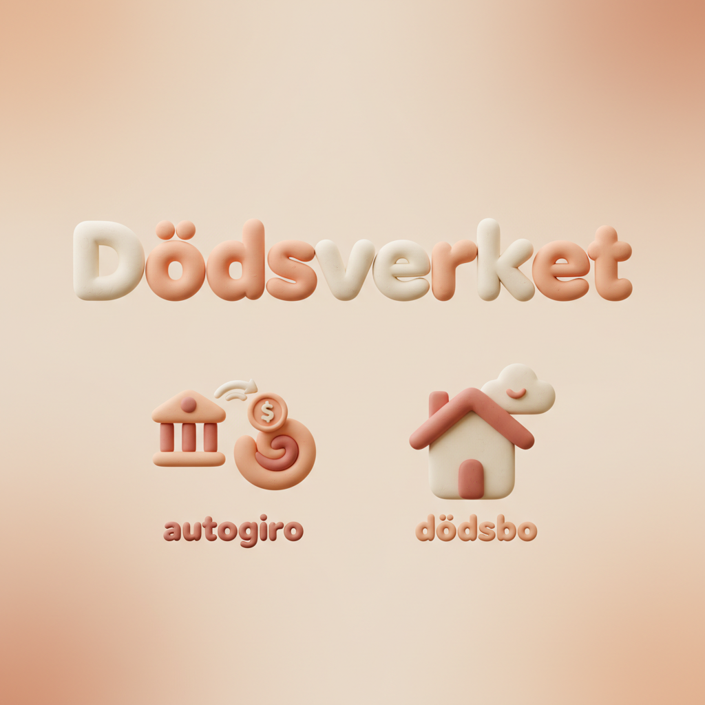 autogiro dödsbo illustration