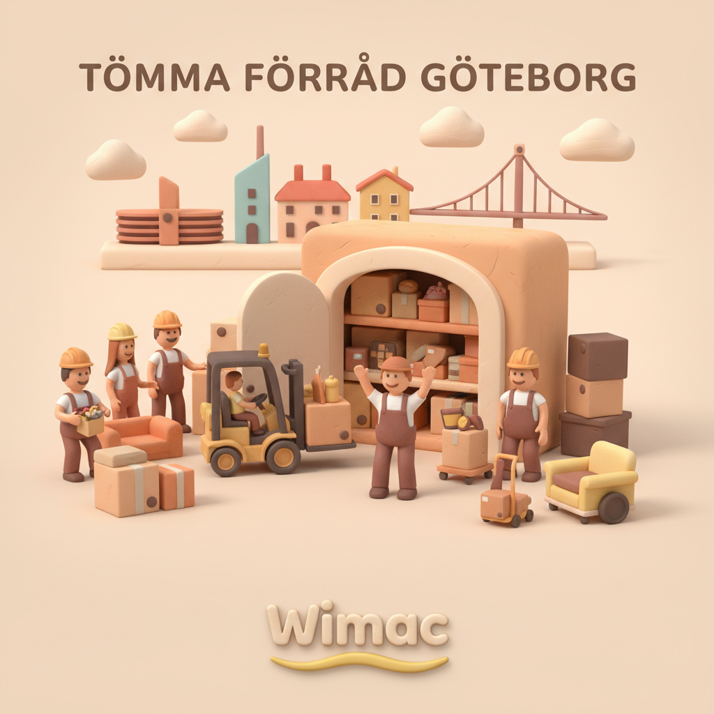 tömma förråd Göteborg