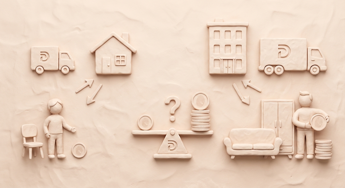 bortforsling av möbler pris illustration 1