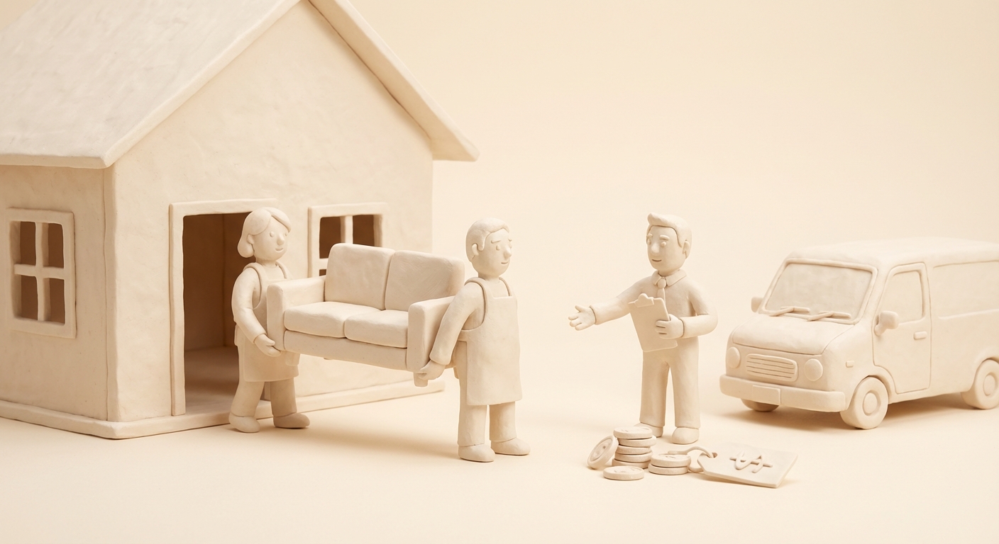 bortforsling av möbler pris illustration 3