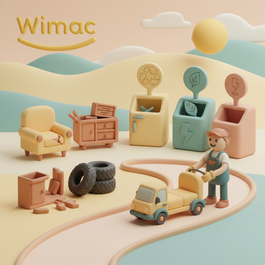 Wimac fixar återvinning grovsopor hemma! 1 återvinning grovsopor hemma