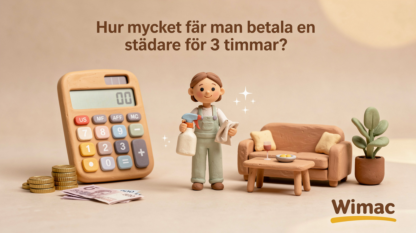 Hur mycket får man betala en städare för 3 timmar? Sanningen avslöjad!