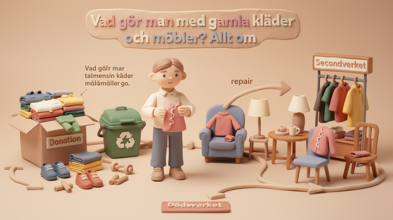 Jämförelse av alternativ för dina gamla saker