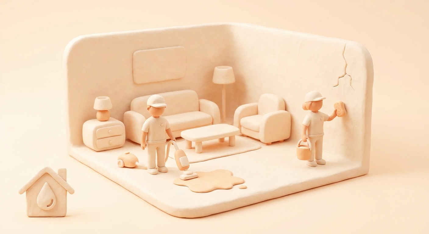 akut sanering vattenskada illustration 2