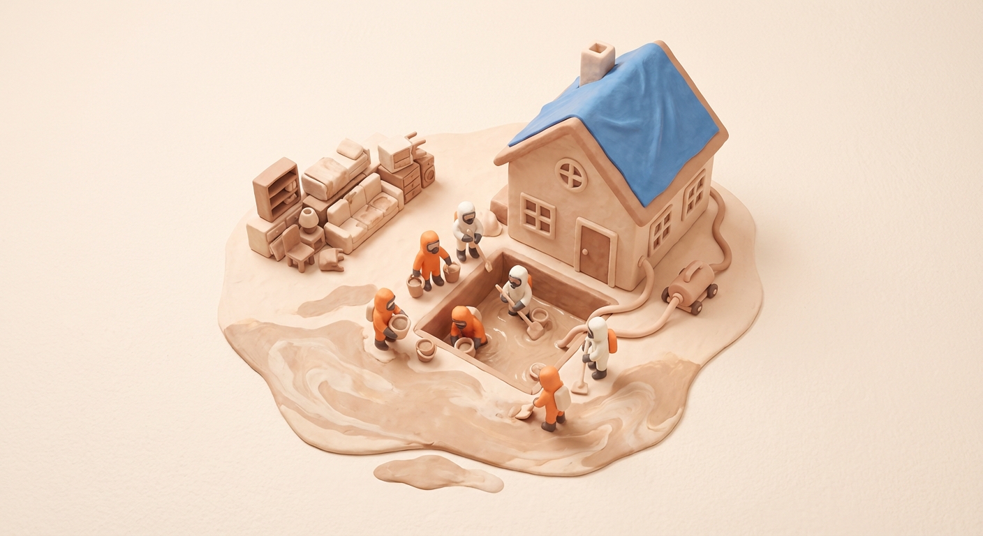 akut sanering vattenskada illustration 4