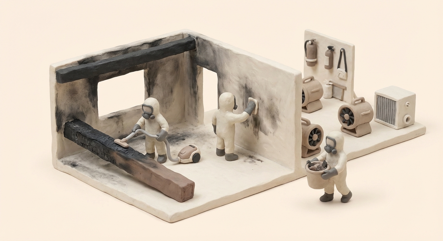 sanering efter brand illustration 1