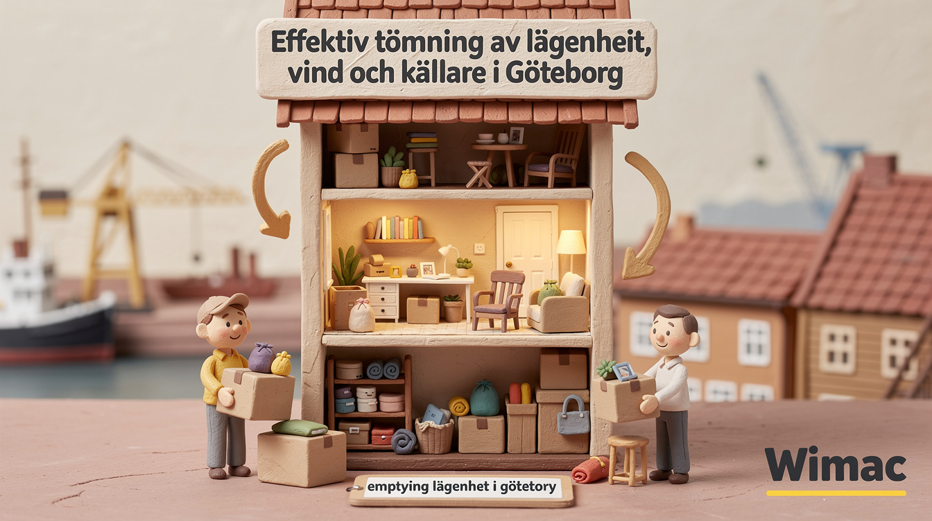 Professionell Tömning av Lägenhet i Göteborg – wimac Fixar Det 2 Miljövänlig hantering och hållbar återvinning - Tömma lägenhet i Göteborg